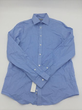 Michael Kors Men's Stretch Regular Fit Dress Shirt, Light Blue, 15 34/35 M 