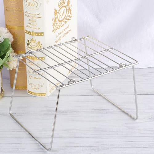 BBQ Charcoal Grill Smoke Rib Rack Campfire Grill Barbecue Grilling