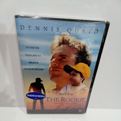 The Rookie Baseball DVD 2002 Disney Dennis Quaid, Brian Cox Brand New  Sealed 786936165432|
