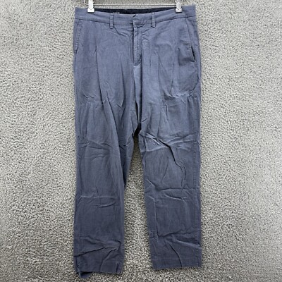J. Crew Mens Bedford Dress Pants Size 32x32 Lightweight Blue Cotton Slacks  READ | eBay