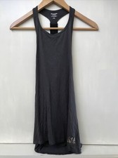 Abercrombie  Fitch A F active Gray Keyhole Racerback fitness tank Top Size XS