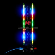 Kit electrónico hágalo usted mismo nivel de sonido de luz de espectro musical de 32 segmentos práctica de soldadura