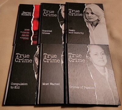 TRUE CRIME Time Life LOT Of 6 Books Celebrity Passion Serial Killers Most Wanted