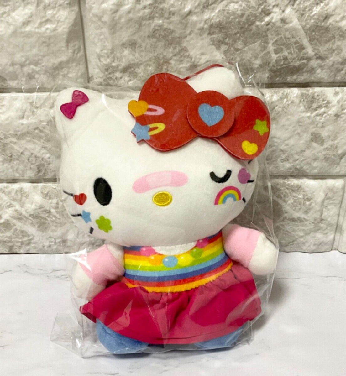 Sanrio Characters Decora Pop Hello Kitty Plush Toy Doll 20cm Eikoh