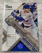 2022 Panini Diamond Kings Baseball Materials Trea Turner dual patch /99 Dodgers