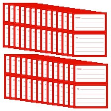 60 Sheets To/From Address Mailing Labels 4.5 X 3.5 Inch Blank Mail Address Label