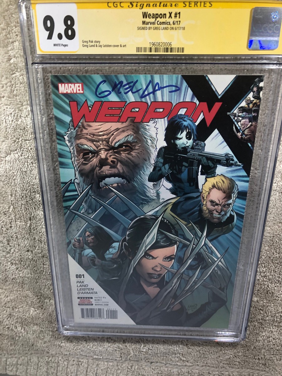 Weapon X 1 CGC SS 9.8 Greg Land 6/17 Wolverine Old Man Logan | eBay