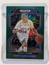 2022-23 Prizm Draft Picks Basketball Zach LaVine Green Prizm #48 UCLA Bruins
