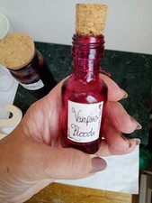 Potion bottles Vampire Blood Dried Snake Skin