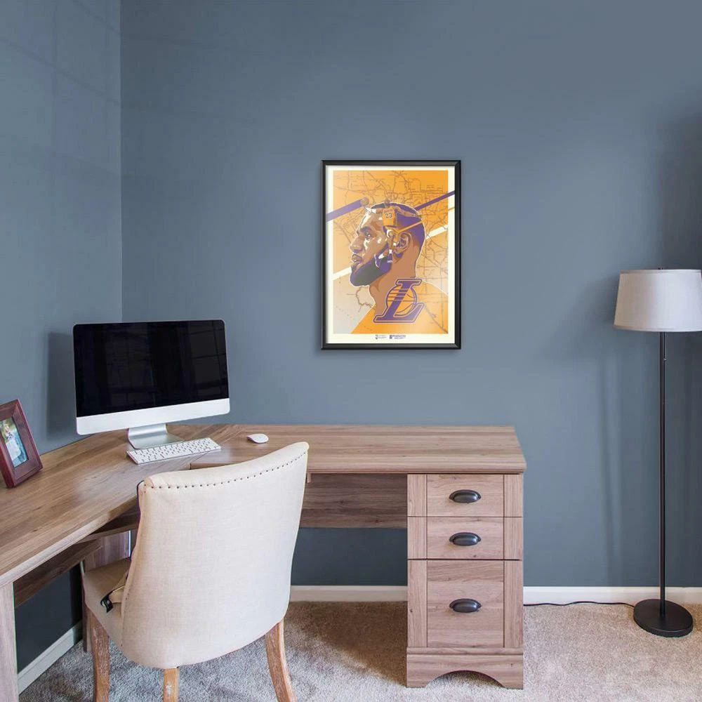 Los Angeles Lakers LeBron James Limited Edition Poster