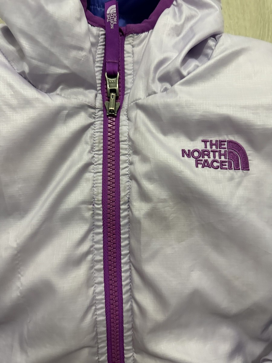 ★THE NORTH FACE★GIRL'S GLITTER RDS DOWN JACKET★LILAC The North Face Girls Kids Puffer Down 550 Reversible Jacket
