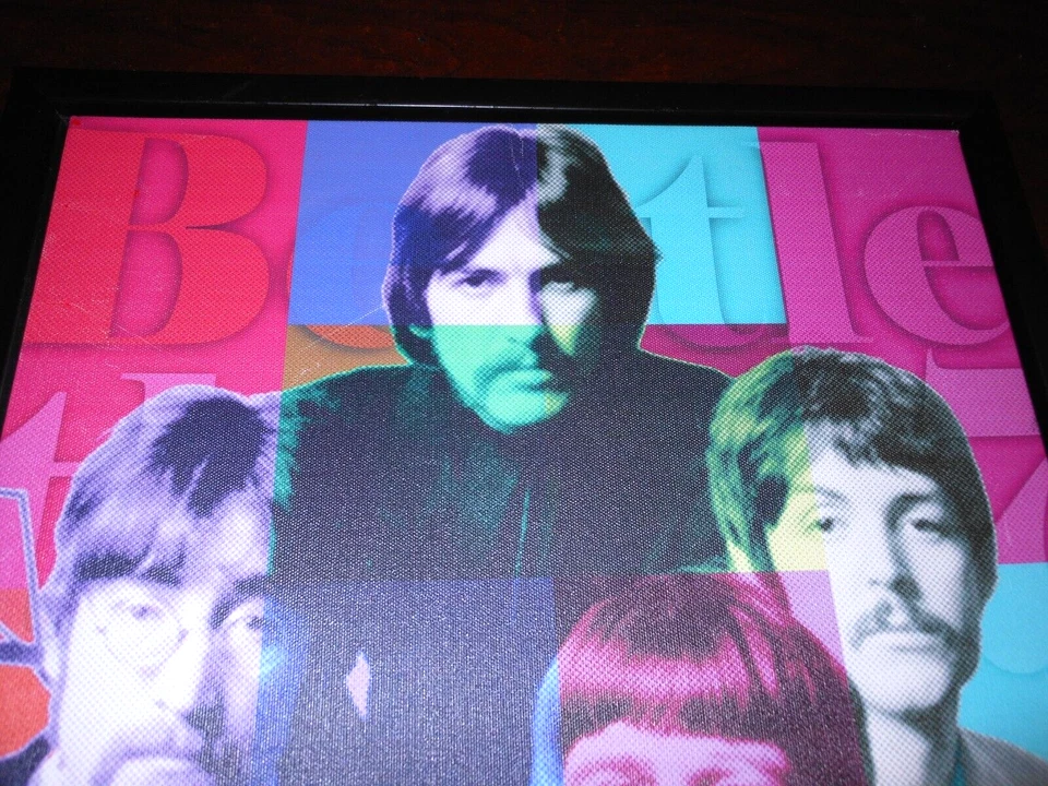 Beatles Canvas Print - Multi-Color Canvas in black frame Canvas 22x18" print - Image 3 of 4