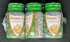 Vitafusion | Power C - High Potent Vitamin C, Orange, (63) Gummies (Pack of 3)