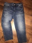 White House Black Market Slim Crop Woman’s 10 Denim Blue Jeans Capri High Rise — photo 1
