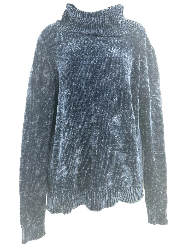 Volcom Cozy On Over Chenille Turtleneck Sweater Size Medium - Image 4 of 4