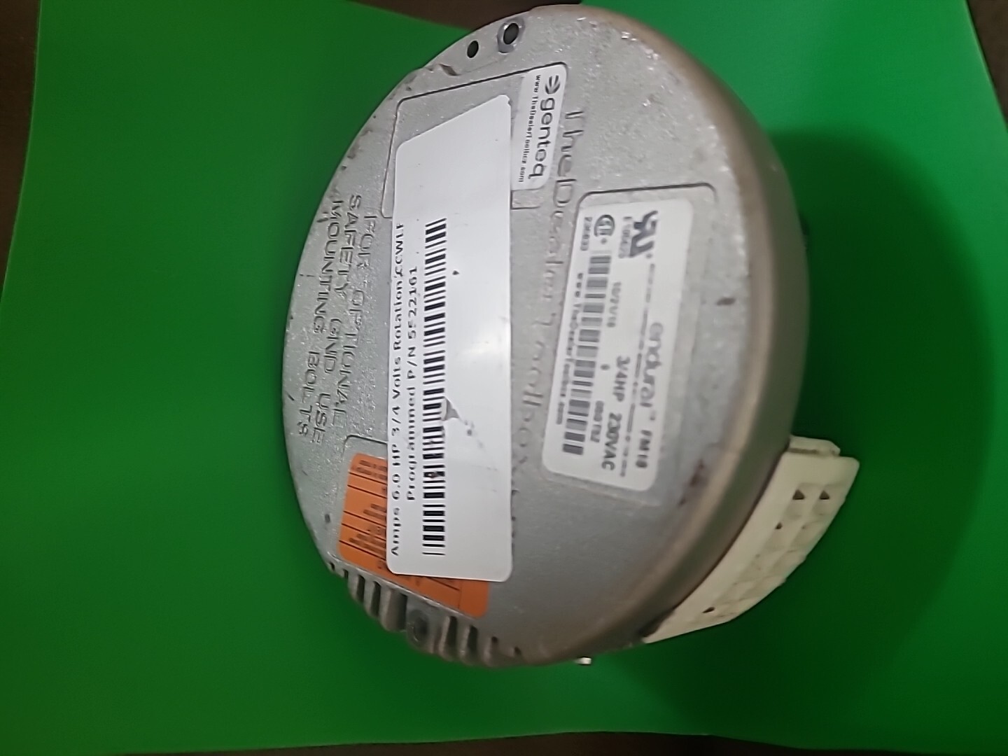 genteq-endura-fm18-3-4hp-blower-motor-module-07-07-18-ebay