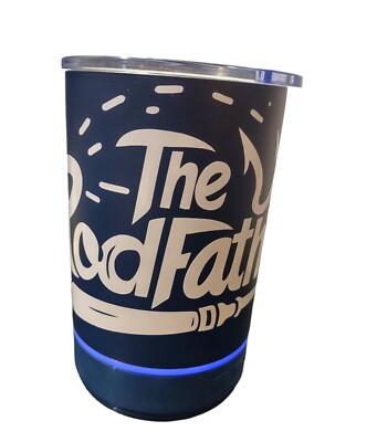 Mug With Handle / Lights And Bluetooth Speaker Blue With White Custom Design  | eBay