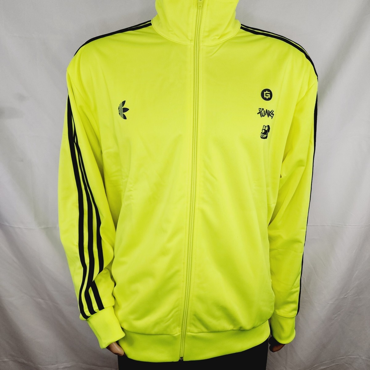 Adidas Bored Ape Yacht Club Punks Neon Track Jacket Limited Adidas Bored Ape Yacht Club Punks Neon Track Jacket Limited
