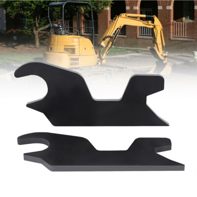 1 Pair Quick Change Bucket Attachment Ears Fit For John Deere 27 35 D C G ZTS