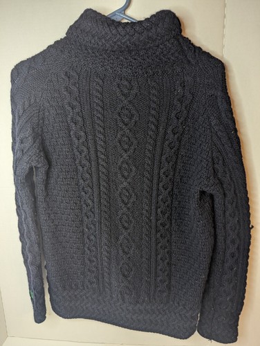 Carriag Donn 100% Merino Wool Notre Dame Fighting Irish Turtleneck Size S - Picture 4 of 6