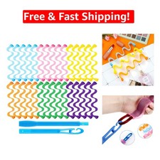 30 PC Wave Style Hair Curlers - DIY Curly Hair Without the Heat - 11.8 Inch