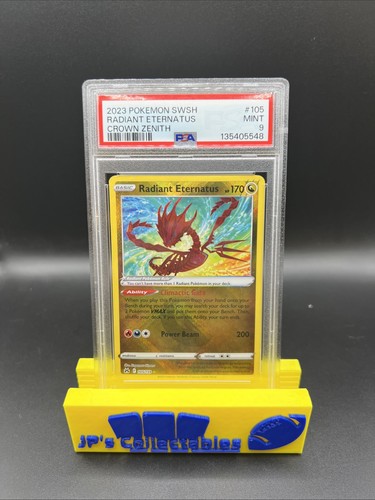 2023 POKEMON SWORD & SHIELD CROWN ZENITH #105 RADIANT ETERNATUS PSA 9