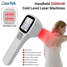  Hanheld 2500mW Cold Laser Therapy Machine Promote Blood Circulation 25 Diodes