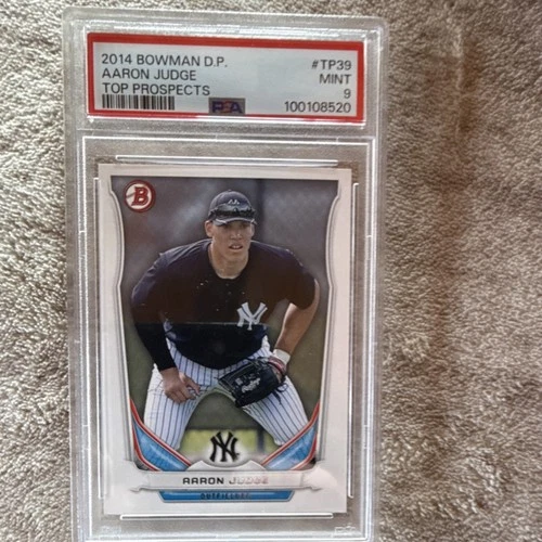 2014 Bowman Draft Top Prospects Aaron Judge TP-39 Rookie Yankees PSA 9