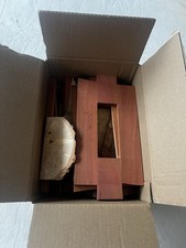 Pink Ivory And Karelian Birch/ Musir Birch Scraps 6.5 pounds