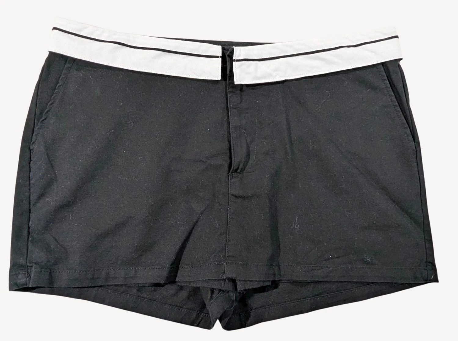 Wild Fable Womens Black & White High-Rise Skort 17 NWT