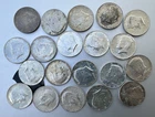 20 coin lot - 1964 Kennedy Half Dollars 90% Silver Coins