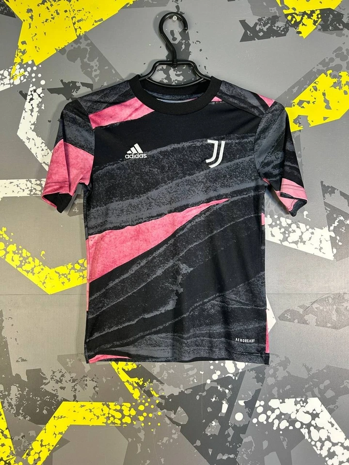 Juventus Training Jersey Football Soccer Shirt Adidas Young Size S 9-10YRS ig93 - Image 2 of 4