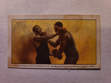 1910 SCRAPPER JACK JOHNSON & GEORGE COLE PHIDELPHIA CARAMEL CO