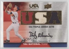 2009 Upper Deck USA Baseball Box Set Nick Delmonico Nicky #TJA18U-ND Auto e9y