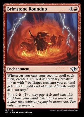 [MTG] Brimstone Roundup (0115) (OTJ) LP-HP