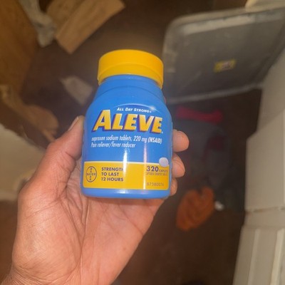 Aleve 320 Caplets Naproxen Sodium 220mg EXP: 02/2028 NSAID Pain Relief