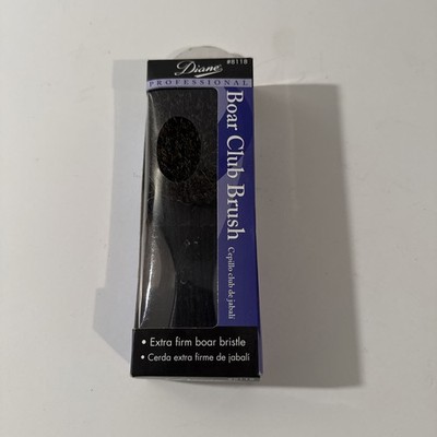 Diane 100% Boar 8 Row Club Brush 7'' Medium Bristles # 8118 OG