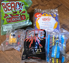 Toy Lot Sealed Fast Food Premium Toys Vintage X5