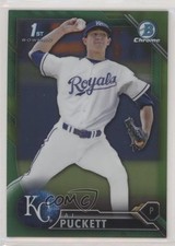 2016 Bowman Draft Chrome Picks Green Refractor 7/99 AJ Puckett #BDC-85 z6b