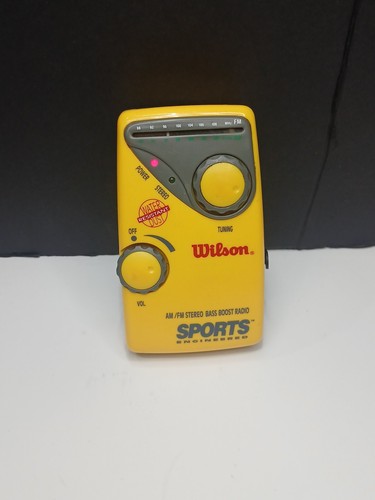 Vintage Wilson Sports Engineered Portable Radio