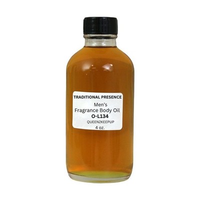 Traditional Presence (Men) Body Oil 4 oz Fragrance All Natural Roll-On Scent