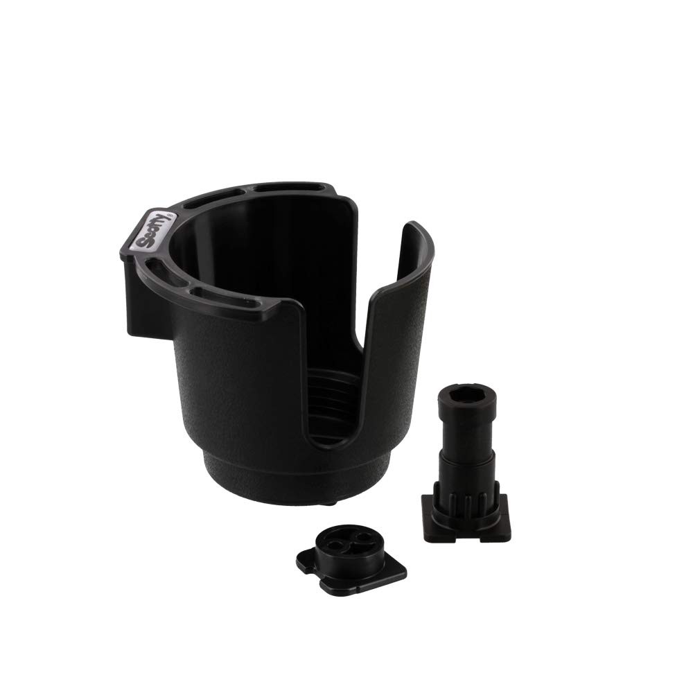 New Best Scotty 311-BK Cup Holder with Rod Post and Bulkhead