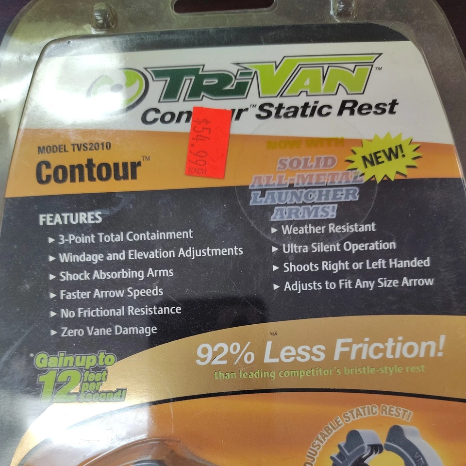 TRIVAN CONTOUR RIGHT HAND ARROW REST NEW - Image 2 of 4