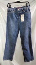 Gloria Vanderbilt Womens Size 8 Short Blue Classic Amanda Tapered Jeans Stretch