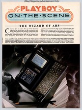 Sharp Wizard Electronic Organizer Portable Device Vintage 1989 Advertisement