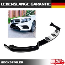 Frontlippe Für 2016-19 Mercedes-Benz E-Klasse W213 C238 A238 Schwarz Glanz