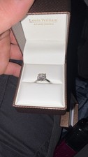 High Quality 2CT LAB created platinum diamond ring 