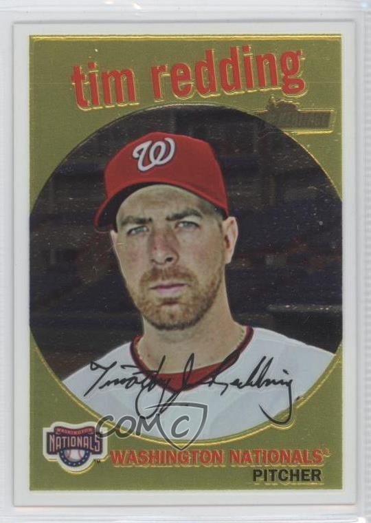 2008 Topps Heritage High Number Chrome 476/1959 Tim Redding #C229 0a1