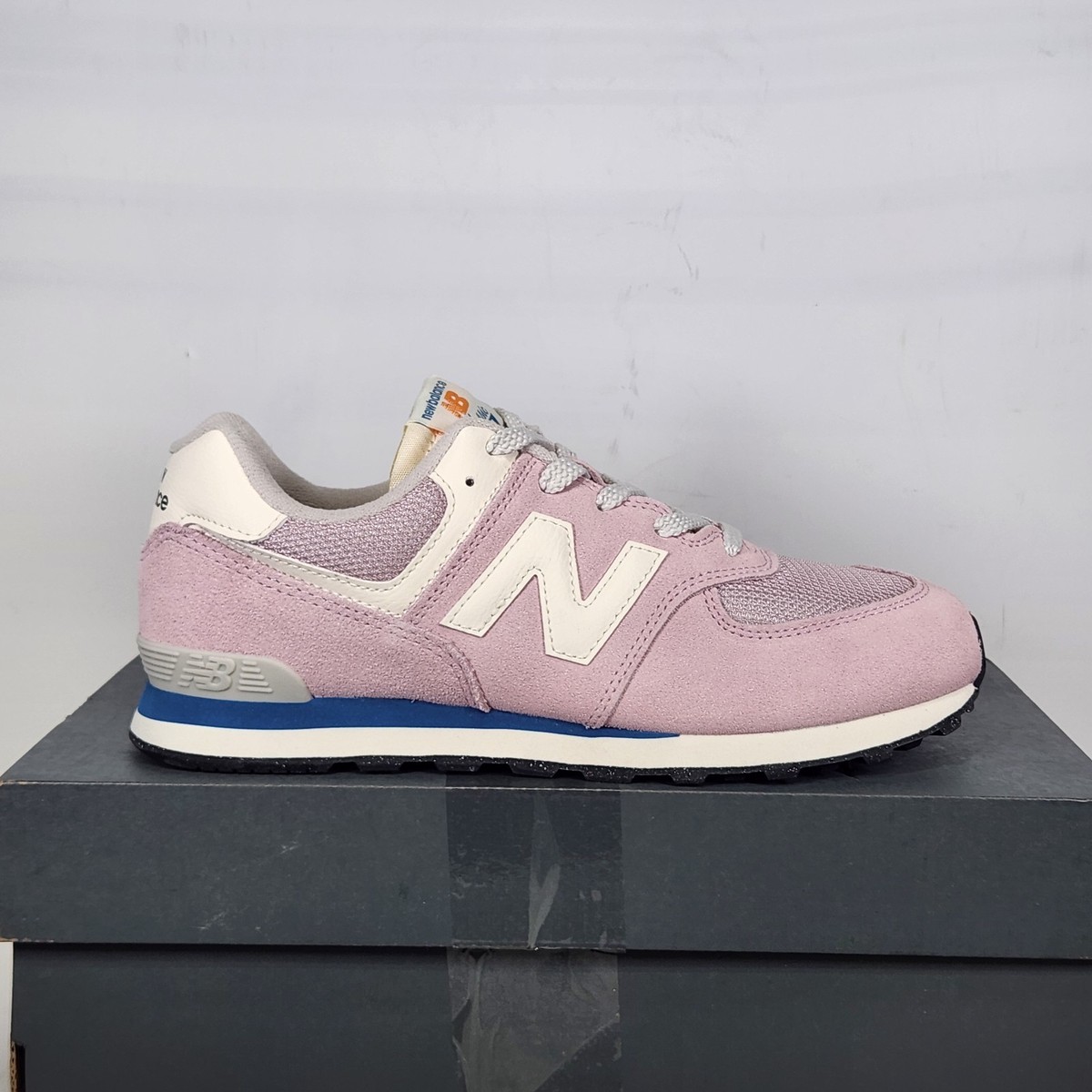 Ta Size 5 Big Kids - New Balance 574 - Twilight Haze / Sea Stone