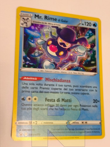 Mr. Rime ® Promo SWSH079 ® Alternative Art Holo Foil ® Pokemon ® Italiano Good- - Picture 2 of 4